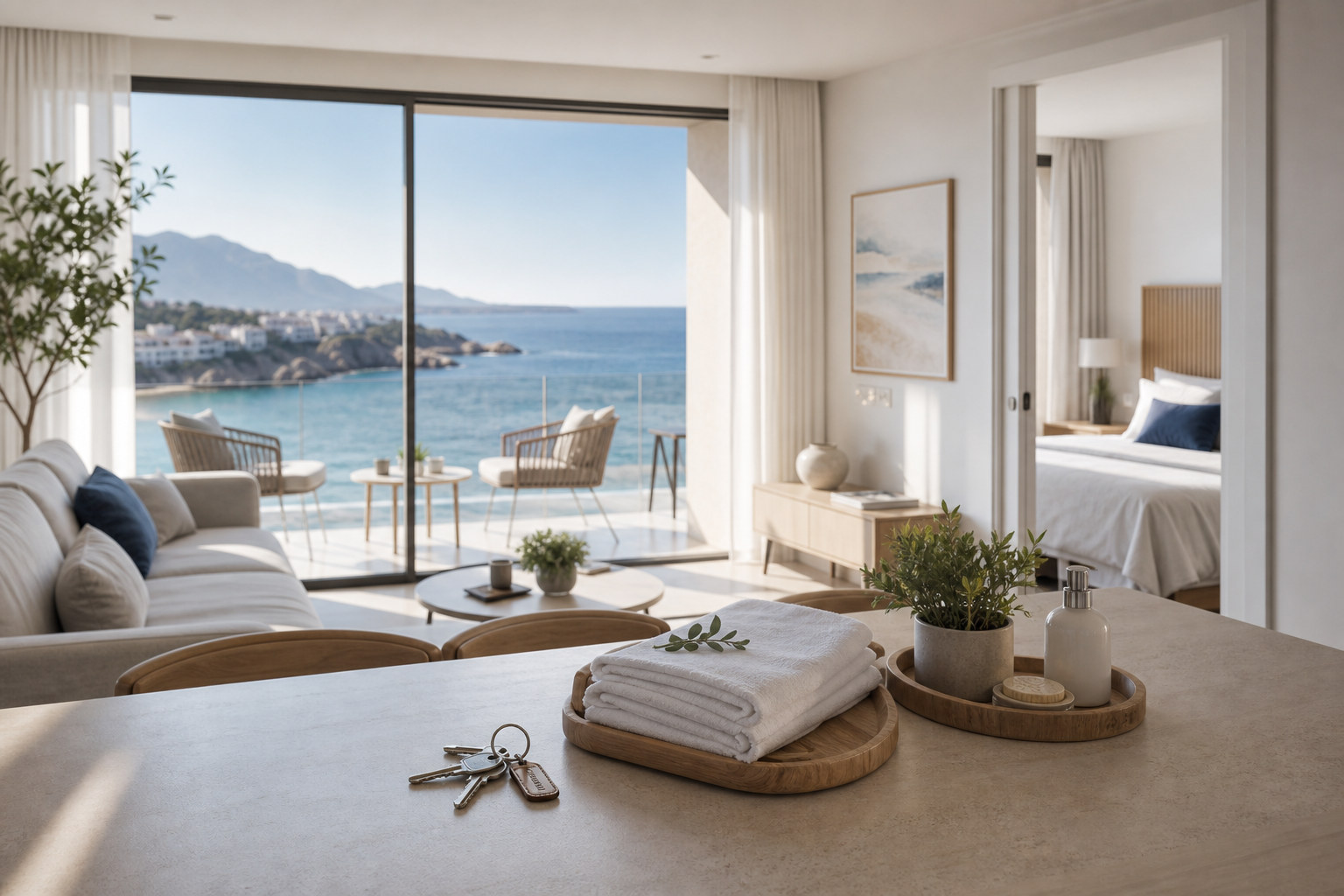 Apartment interior prepared for rental